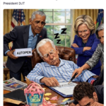 Trump ataca a Biden con una imagen de IA que muestra a su hijo Hunter consumiendo droga