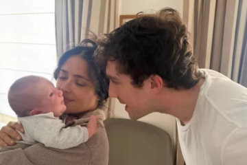 Salma Hayek se convierte en abuela por primera vez con la llegada de su primer nieto