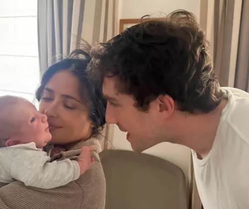 Salma Hayek se convierte en abuela por primera vez con la llegada de su primer nieto
