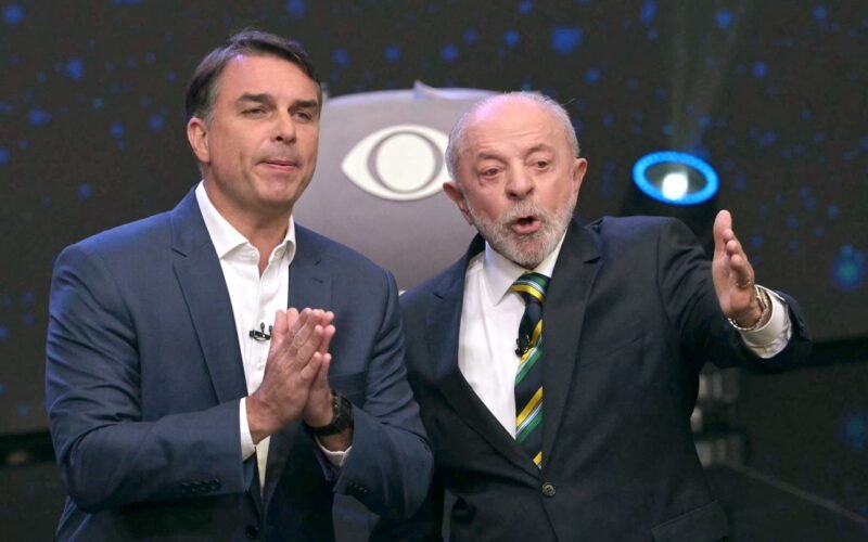 Los diez momentos que marcan el primer debate entre Lula y Flávio Bolsonaro